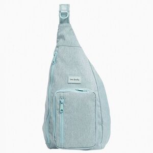 Vera Bradley ReActive sling back pack crossbody style in mint heather.   S